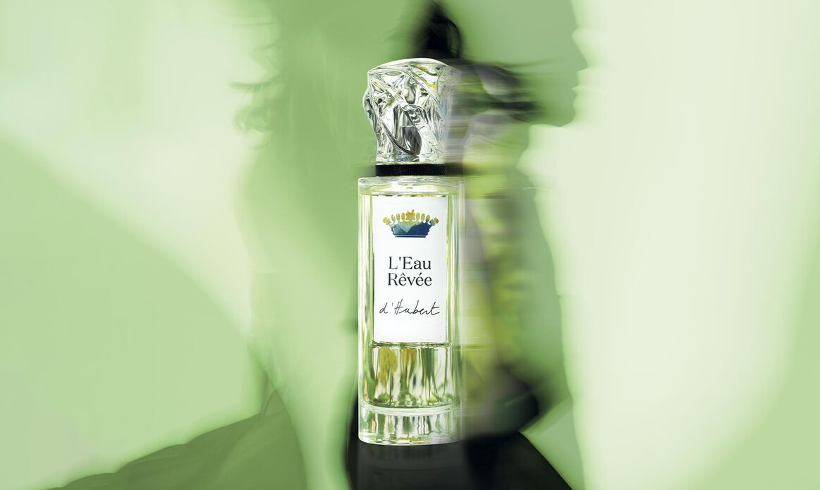 Bottle of Sisley L'Eau d'Hubert unisex eau de parfum.